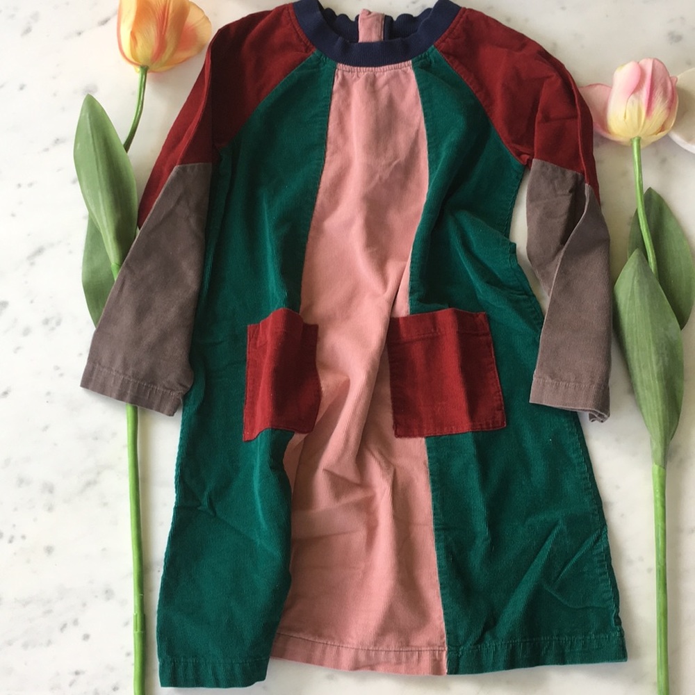 🍂 🌼 Hanna Andersson Corduroy Dress Size 6-7 🍂🌼